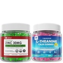 Cink Gumies & Liposomal L Theanine 500mg Gumies