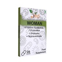 Ved Woman probiotiki in prebiotiki - 10 milijard CFU - 20 živih bakterijskih kultur - 28 probiotičnih kapsul za žensko-Lactobacillus hrustljavi, silicijev dioksid.