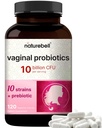 NatureBell Vaginalni probiotiki za ženske, 10 milijard CFU, 120 Veggie kapsule 