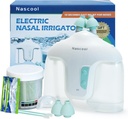 Električni Nasal namakalni sistem s 50 Sol paketi, 2 Načini Nose Čistilec s selfCleaning & Auto Waste Collection Function for Sinus Relief Runny Nose, Nasal Congestion, Srbeče Nose