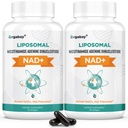 Orgabay Liposomal NAD+ Dodatek 500 mg, visoka absorpcija, povečanje NAD+ s TMG 250 mg, dejanska NAD Plus bolj učinkovito kot nikotinamid ribozid, podpora celična energija, zdravo staranje 