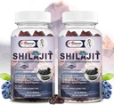 Shilajit Gumies za moške in ženske, Shilajit Pure Himalaan Original Multi-Dobavitelj, Shilajit Ashwagandha & High in Trace Minerals & Fulvic Acid for Energy, Jakost & Immuniteta, 60 Serving