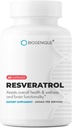 Resveratrol 600mg Močni antioksidanti & Trans-resveratrol iz izvlečka korenin poligonuma, spodbuja anti-Aging in kardiovaskularno podporo, 60 Kapsule - izdelani v ZDA - Vegan, Non-GMO, Gluten Free