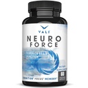 VALI Neuro Force Brain Booster Dodatek za fokus, Spomin, Jasnost in energijo. Dodatna moč Nootropne kognitivne funkcije Podpora za mentalno zmogljivost. z naravnim kofeinom. 60 Veggie kapsule