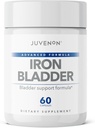 Juvenon Iron Bladder - Zeliščni dodatek za zdravo Bladder funkcijo - Inkontinenca podpora z bučnega semena ekstrakt, Soy Germ Extract, Saw Palmetto