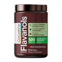 CocoaVia Cardio Health Cocoa Powder, 30 Serving, 500mg Cocoa Flavanols, Podpora zdravje srca, povečanje dušikov oksid, izboljšanje cirkulacije, energije, Preworkout, Vegan, temna čokolada Cacao