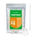 wananfu velikost 4 prazne kapsule Vegetarijanski (500 Count) paket z 2 Micro Lab Spoons, jasno polnilno Veggie tablete kapsule velikost 4 za izdelavo svoje dodatke