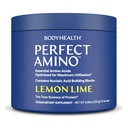 BodyHealth PerfectAmino Powder - BCAA in EAA Powder for Pre and Post Workout - Aminokislinski energijski napitek za moške in ženske za podporo najete mišice in regeneracijo - limonina lima - 30 Servingatov