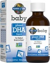 Vrt življenja Baby DHA Kapljice, 600mg Omega 3 DHA Vegan za otrokove možgane in oči iz vegetarijanskih prijaznih rastlin na osnovi virov (brez ribjega olja) za dojenčke in malčke, 37,5 ml (1,26 fl oz) Tekoči