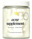 NYLA Acne Support Supplement for Clearer Looking Skin, Zinc, Vitamin B5, DIM & Antioxidants, Helps Support Oil Balance & Skin Health, Daily Wellness Capsules, 60 Count