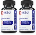 Quantum Nutrition Labs NAC - N-Acetyl-L-Cysteine, Liver & Immune Support, NAC Supplement, N-Acetyl Cysteine, 300mg NAC Per Capsule - 60 Vegetarian Capsules (Pack of 2)