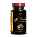 Cranberry Extract Concentrated - Maximum Strength Formula for Urinary Tract Support & Bladder Wellness, Offers The Natural Benefits of Fruit Extracts for Women & Men, Antioxidant- 1Bottle