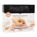 Proti Fit - Low Calorie Snack Bar for Healthy Diets, 15g Protein, Low Carb, Low Sugar, 7 Servings Per Box (Fluffy Nutter)