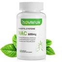 NAC Supplement N-Acetyl Cysteine, NAC 600mg Capsules for Lung Support, Liver Detox, Antioxidant Support, Respiratory Health, 60 Counts