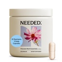 Needed. Multivitamin for Prenatal | Prenatal Multi Essentials Capsule - Pregnancy, Breastfeeding, Postpartum | Expertly-Formulated & Third-Party Tested, Citrus Scent Insert | 30-Day Supply