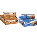 Quest Chocolate Peanut Butter & Blueberry Muffin Protein Bars, High Protein, Low Carb, Gluten Free, Keto Friendly, 12 Count