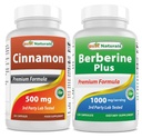 Best Naturals Cimet 500 mg & Berberine Plus 1000mg