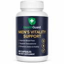 HealthGuard Men’s Vitality Support – Horny Goat Weed, Maca, Fenugreek & L-Arginine – Natural Performance Support Supplement – 60 Capsules