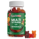 YumVs otroci multivitaminski žvečilni gumiji - sadni žvečljivi otroški multivitamin - otroci Vitamini Multivitaminski gumi z 12 minerali in vitamini A C D3 E B6 B12 - Kosher Halal Gluten Free (60 Count)