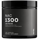 Toniiq 1300mg NAC - 2 meseca oskrba - Min. 98%+ Testirana čistost - Ultra visoka moč Biorazpoložljiv NAC Cysteine dodatek - 120 Vegetarian N Acetil Cistein Kapsule - Lab Tested TQ