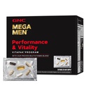 GNC Mega Men Performance and Vitality Vitapak Program, Priročno Popolna prehrana, 5 Izdelki v 1 paketu, Kroženje, pretok krvi, Prostata zdravje, Spolna funkcija, Horny Kozja trava, 30 Packs