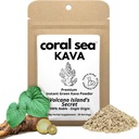 Instant Kava Kava pitni čaj v prahu Vanuatu Noble Kava Root - Nootropic Drink Mix Quick Pocket Sized Caffeine Free Verodostojna Bitter Flavor - Skrivnost otoka Volcano 25 Servings