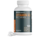 Bronson Vitamin K2 MK-7 100 MCG, K2 kot MK7 menakinon, podpora za kosti ne- GMO, 120 tablet