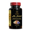 Flaxseed Oil Softgels - Cold-Pressed Non-GMO Plant-Based Formula - Omega-3, Omega-6, & Omega-9 - Flaxseed Oil for Joint Support - 1 Bottle 1000mg 100 Softgels