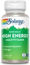 SOLARAY enkrat na dan visokoenergijski multivitaminski, brez železa, imunski sistem in energijska podpora, celotna hrana in zelišča osnovne sestavine, moški in ženske multi vitamin (30 strežnice, 30 VegCaps)