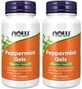 Zdaj Foods Peppermint Gels z ingver & Fennel Oils, 90 Softgels (paket z 2)