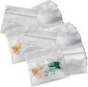 Vrečke za tablete - (Pack of 400) 3" x 2,75" - BPA-free, Poli vrečke enkratno Zipper tablete Baggies, Daily AM PM Travel Medicine Organizer shranjevanje vrečke, Najboljši jasno ponovno uporabo z nalepkami za pisanje