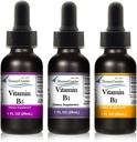 HoneyCombs Tekoče kapljice 1oz Vsaka Save 10% - Vitamin B5 (pantotenska kislina) + Vitamin B2 (Riboflavin) + Vitamin B1 (Thiamin)
