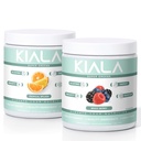 Kiala Nutrition Super Greens, Organic Greens Powder, Spirulina & Klorella Superfood Powder, Sladkor & Gluten Prost Vegan, Spectra Mešanica, Tropical Slush, Mešano Berry 2 Pack