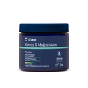 Trace Minerali Stres-X Magnezij, 350mg - Prašek Magnezij doplačilo za podporo mišice Sprostitev in regeneracija - Mirno spanje podpora Mineral dodatek - limona limona arome, 7,9 oz (50 strežnice)
