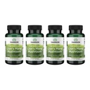 Swanson Full Spectrum Lion's Mane Gobe - Brain Health Supplement to support Memory, Focus & Claritete* - Lahko tudi pomaga Imunsko, srce in prebavnega zdravja - Gluten-free & Non-GMO - 60 kapsul (4 paket)
