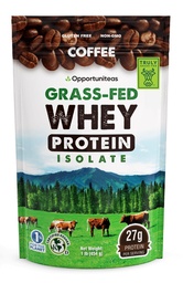 Opportuniteas Coffee Whey Protein Powder - Low Carb & Keto Prijazen - Grass Fed Whey Izolat + Kolumbijska kava - 60 mg kofeina za energijo - pred ali po vadbi pijača Mix, Latte, Shake & Smoothie 1lb