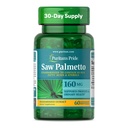 Puritan's Pride Saw Palmetto Extract 160mg, Tradicionalni zeliščni prehranski dodatek za moške prostate in zdravje v urinu, 60 kapsul za hitro sproščanje