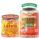 NEVISS 1Pack liposomski vitamin C 1000mg Gumies + 1Pack Lutein Zeaksantin dopolnila Gumies