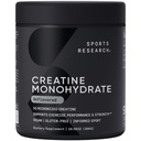 Športne raziskave Kreatin Monohidrat - Pridobite najete mišice, Izboljšajte zmogljivost in moč in podporo vadbeno regeneracijo - 5 g Mikroniziran kreatin - 10.58 oz