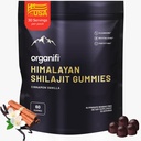 Organifi Shilajit Gumies - Himalajski Shilajit za moške in ženske s PrimaVie Shilajit, 40-Plus Trace Minerals, in več - Hormone Balancer, povečuje celično energijo, Beats utrujenost, in več, 60 grof