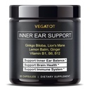 VEGATOT Vertigo dodatek *ZDA Made in Tested* Notranje uho dodatek z Ginkgo Biloba Lion je Mane Lemon Balm Ginger VIT B1, B6, B12- za vrtoglavico vrtenje notranjega ušesa ravnotežje