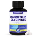 Magnezij Glycinate kapsule 380mg, Magnezij dodatek za mišice, srce, živec podpora, 45 Sevings visoka absorpcija, Ne-GMO & Gluten brezplačno - 90 števk