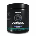 Driven B&G Berries & Greens Superfood Powder, 30 Serving - Organic rastlin-based Formula s probiotiki in prebavni encimi -Podpora recovery, zdravo prebavo, in imunske funkcije