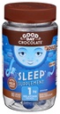 Dober dan Čokolada Melatonin za odrasle [ 80 Count ] - Poštena trgovina Ne-GMO Čokolada s kamilico in Melatonin 1 mg - odrasli Melatonin, Adult Natural Aid dodatek
