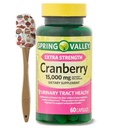Spring Valley Ultra Triple Strength Cranberry Dietary Supplement, 15,000 mg, 60 Count + 1 Nick & Hannah Spatula (Style Varies)