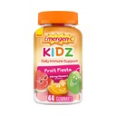 Emergen-C Kidz Daily Immune Support Prehranska dopolnila, Aromirani žvečilni gumiji z vitaminoma C in B, Fruit Fiesta Flavored Gummies, Nazaj v šolo Essentials - 44 Count
