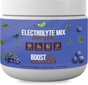 Elektrolit v prahu - osvežujoča regeneracija elektrolitov, brez sladkorja, brez glutena in vegana, Pure Keto & Paleo Hydration Piverage, Imunsko spodbujanje vitaminov (198 Grams, Grozdje)