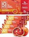 IQMIX Hidracija Elektrolitni prašek – 4-v-1 Formula za hidracijo, mentalno jasnost, razpoloženje in regeneracijo – mešanica brez sladkorja, keto, magnezijev L-treonat, levja griva – 20 krvnih oranž