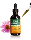 Herb Pharm Certified Organic Super Echinacea Tekoči ekstrakt Kapljice za podporo aktivnega imunskega sistema, 2 Oz