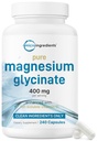 Mikro sestavine Magnezij Glycinate 400mg na serviranje, 240 Kapsule 